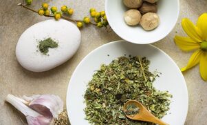 Herbs for the alternative treatment of prostatitis.