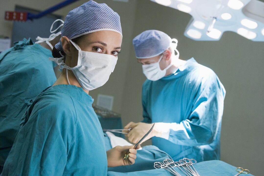 In some cases, prostate stagnation requires surgery. 